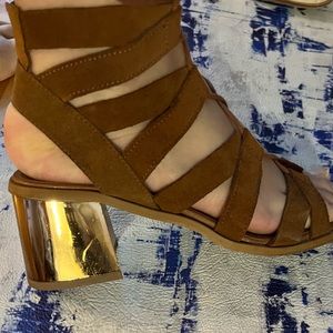 Suede sandals